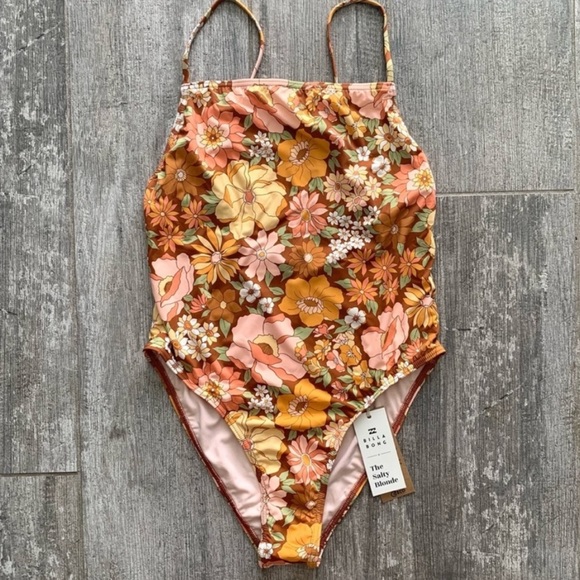 🔥🔥BILLABONG - SALTY BLONDE BACK THEN ONE PIECE🔥🔥 - Picture 6 of 10